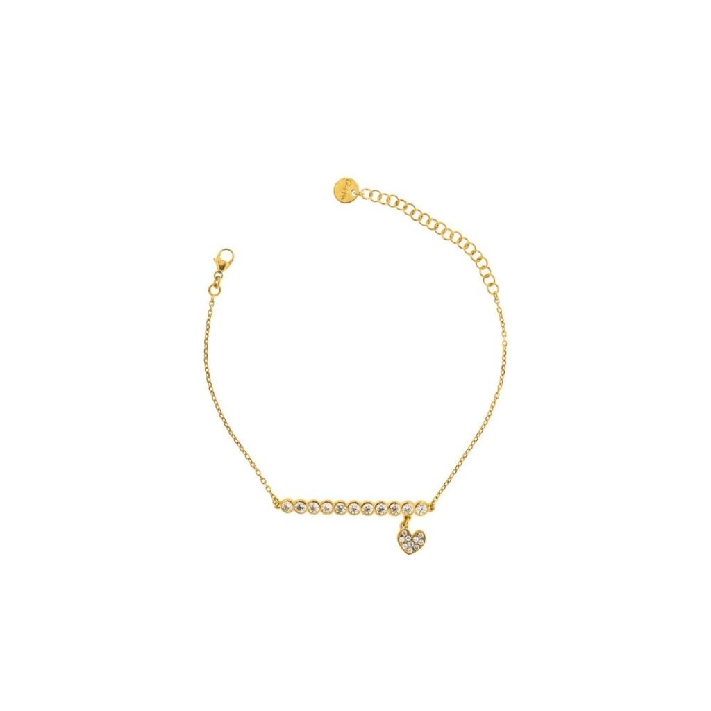 Bracciale Rue Des Mille Zircone E Cuore - RUE DES MILLE