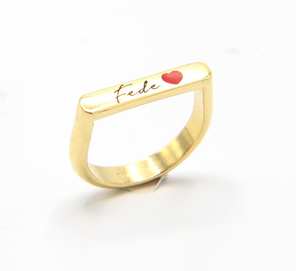 Anello "Nome" Personalizzabile - LORENZO SEGONI SILVER