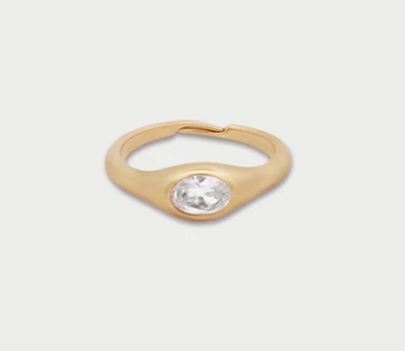 Anello Chevalier Oval Cut - RUE DES MILLE