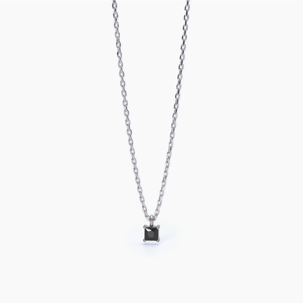 Collana uomo in argento con pendente PUNTO DI VISTA - MABINA