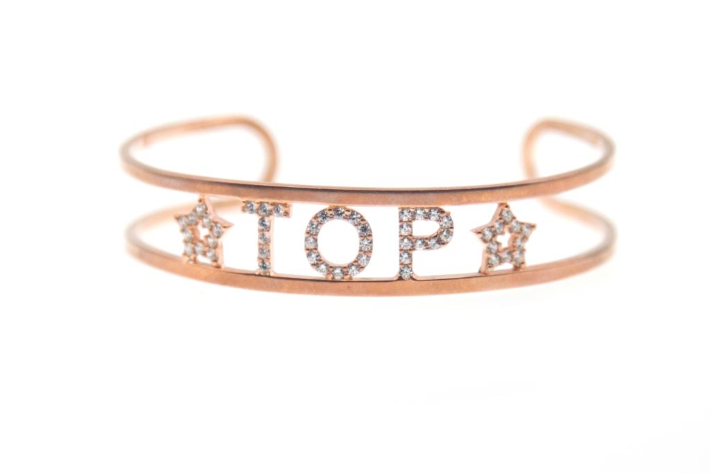 Bracciale Rigido Top - LORENZO SEGONI SILVER