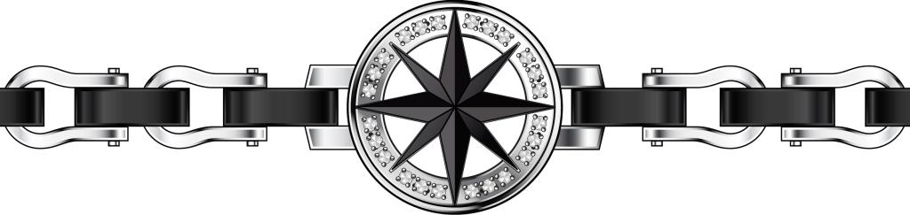 Bracciale Zancan Con Rosa Dei Venti - ZANCAN