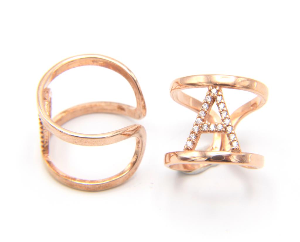 Anello Lettera A - LORENZO SEGONI SILVER