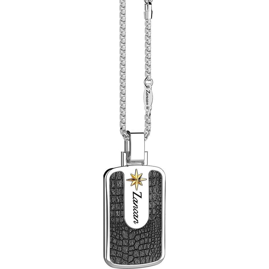 Collana Zancan Argento Con Targa - ZANCAN
