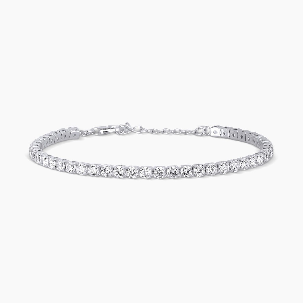 Bracciale tennis regolabile con zirconi - MABINA