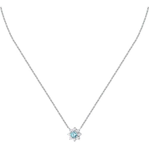 Collana Donna Morellato Collezione 1930 In Acciaio Con Pietra Occhio Di Gatto, Lunghezza 100cm