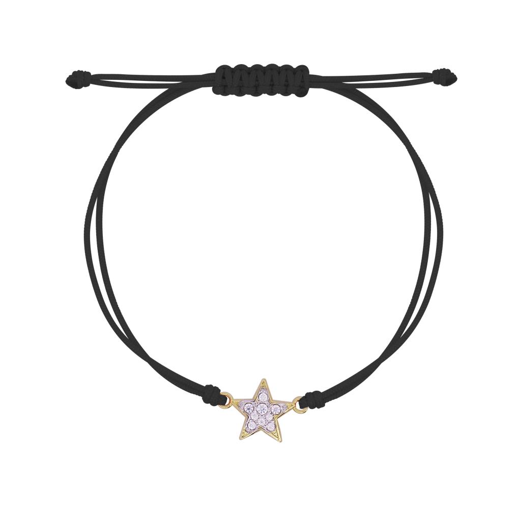 Bracciale Rue Des Mille Tessuto Stella Pav&egrave; - RUE DES MILLE