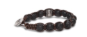 Tamashii Bracciali Ruota della Preghiera Lava Nera - TAMASHII