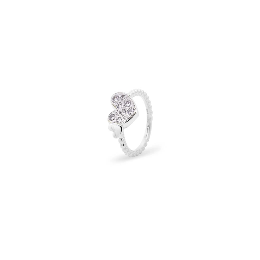 Anello Rue Des Mille Cuore Pav&egrave; - RADDI