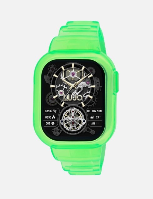 LIU JO LUXURY SWITCH SWLJ222 Silicone Green Touchscreen Voice Smartwatch - LIU.JO