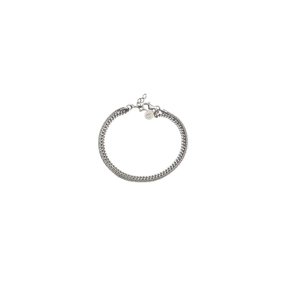 Bracciale Nove25 Due Fili Grumetta e Coda di Volpe - NOVE25