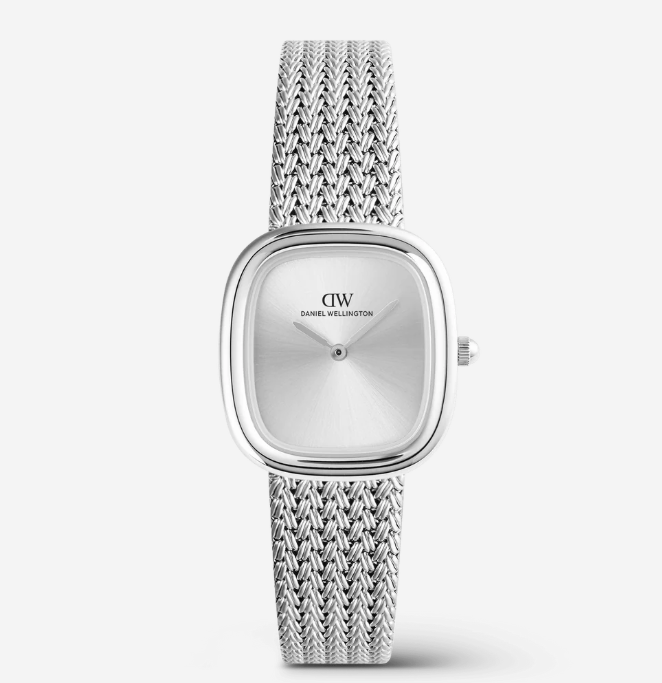 Margot Braided Mesh Unitone Silver - DANIEL WELLINGTON