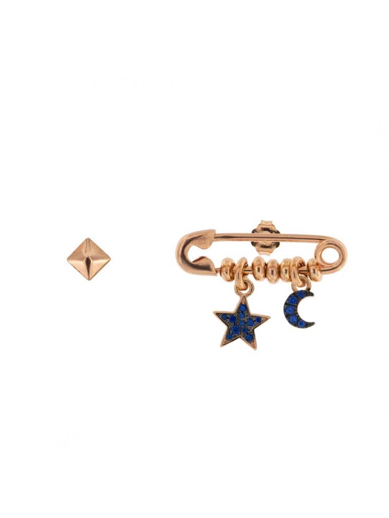 ORECCHINI SPILLA QUADRIFOGLIO STELLA LUNA - RUE DES MILLE