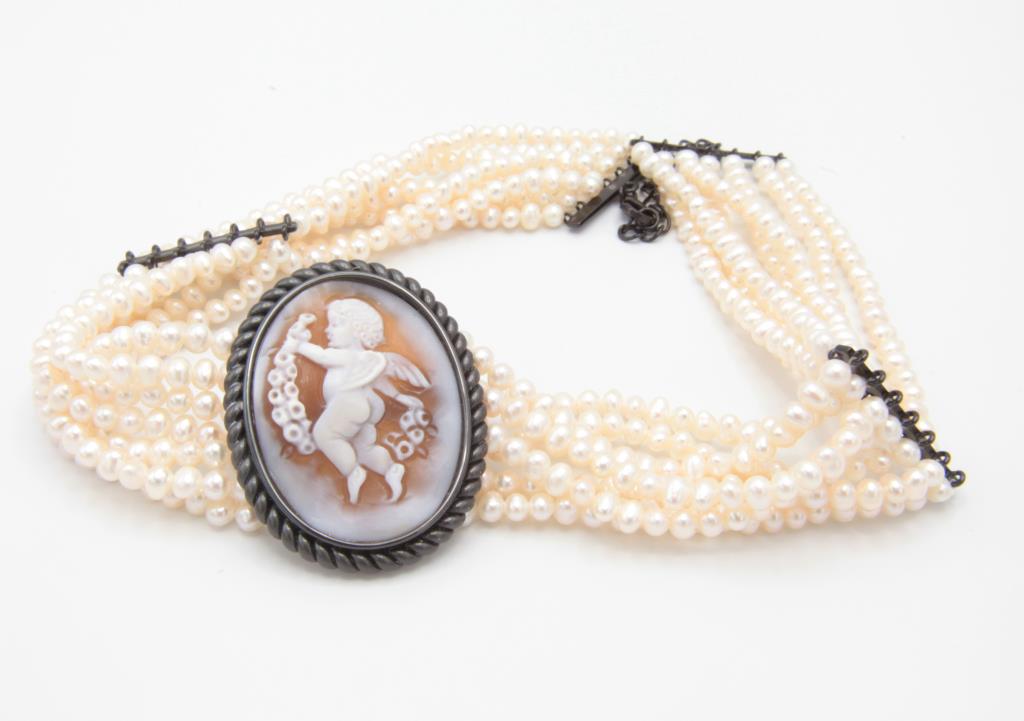 Collana Cameo Italiano Putto - CAMEO ITALIANO