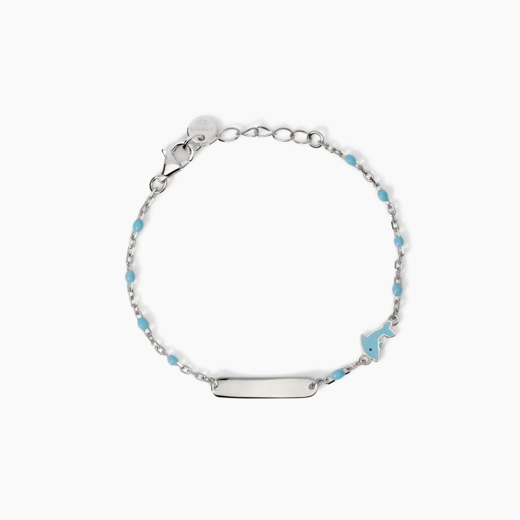 Bracciale personalizzabile con delfino - MABINA