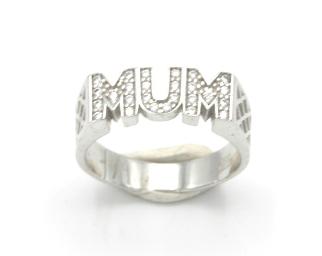 Anello on sale scritta mom