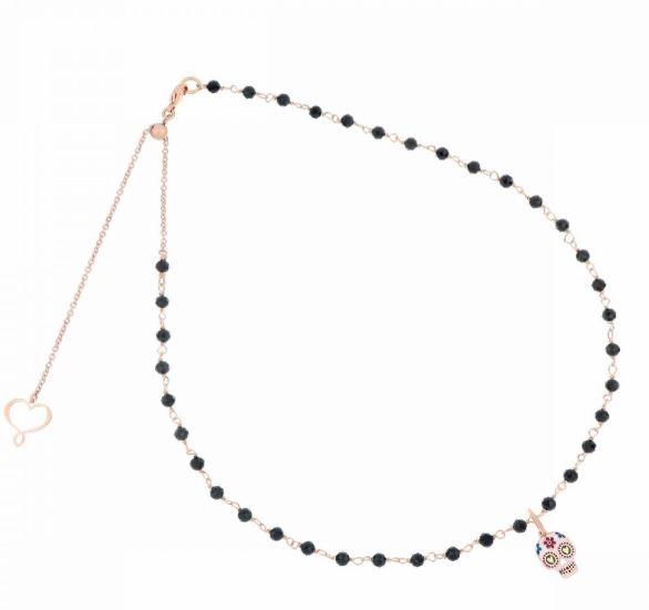 Collana Maman et Sophie Rosario Con teschio e Spinello - MAMAN ET SOPHIE