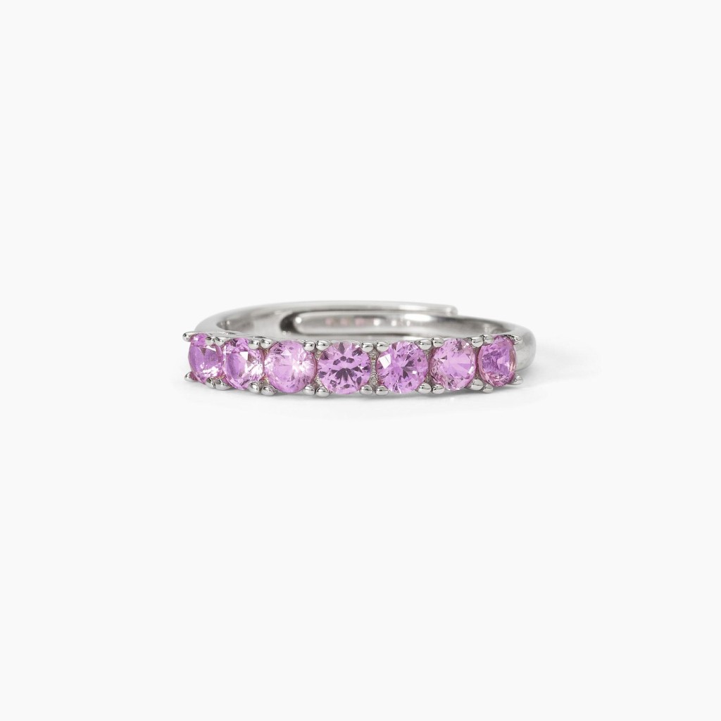 Anello da donna in argento con tormaline sintetiche SOIR&Eacute;E - MABINA