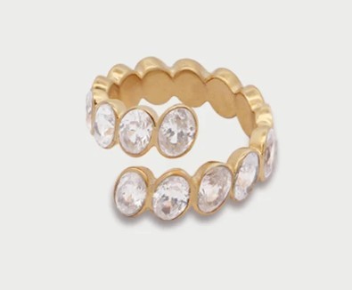 Anello Contrari&egrave; Oval Cut - RUE DES MILLE