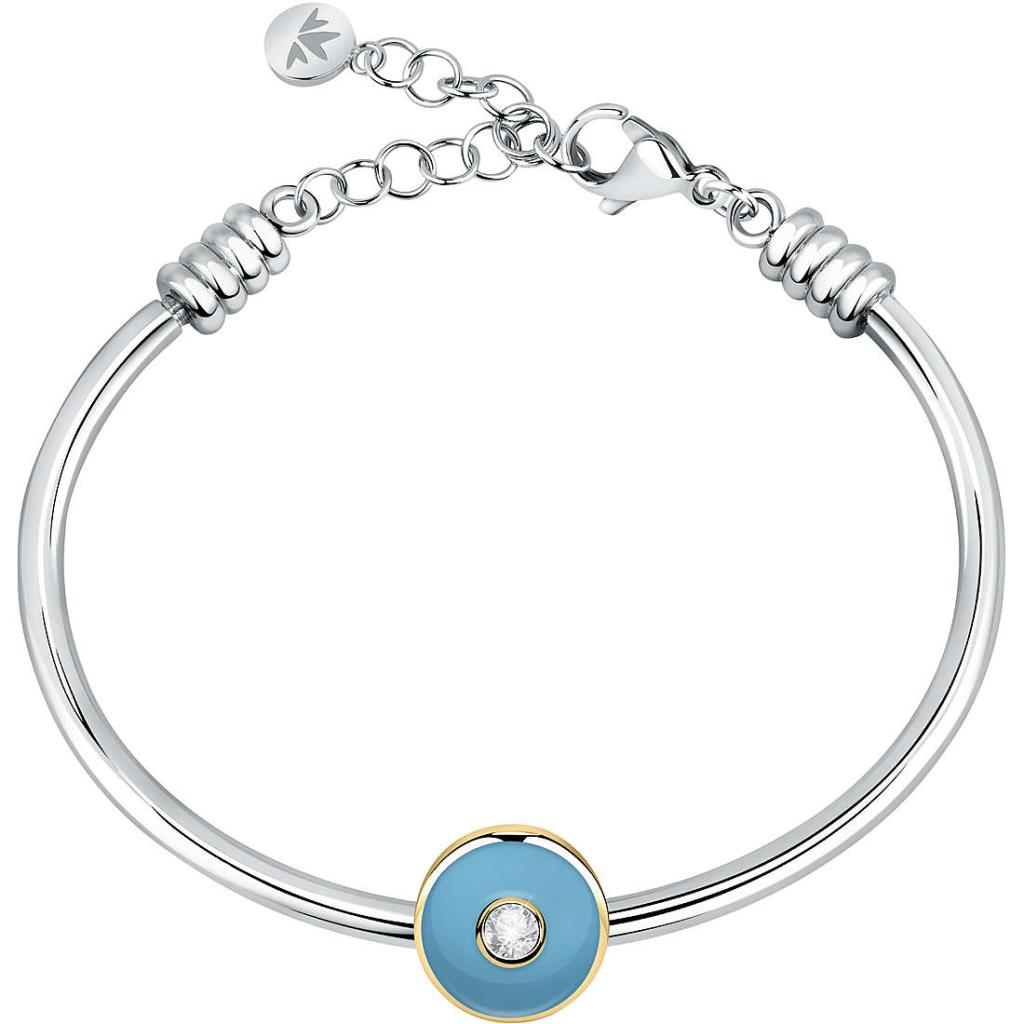 Bracciale Morellato Drops Smalto Azzurro - MORELLATO