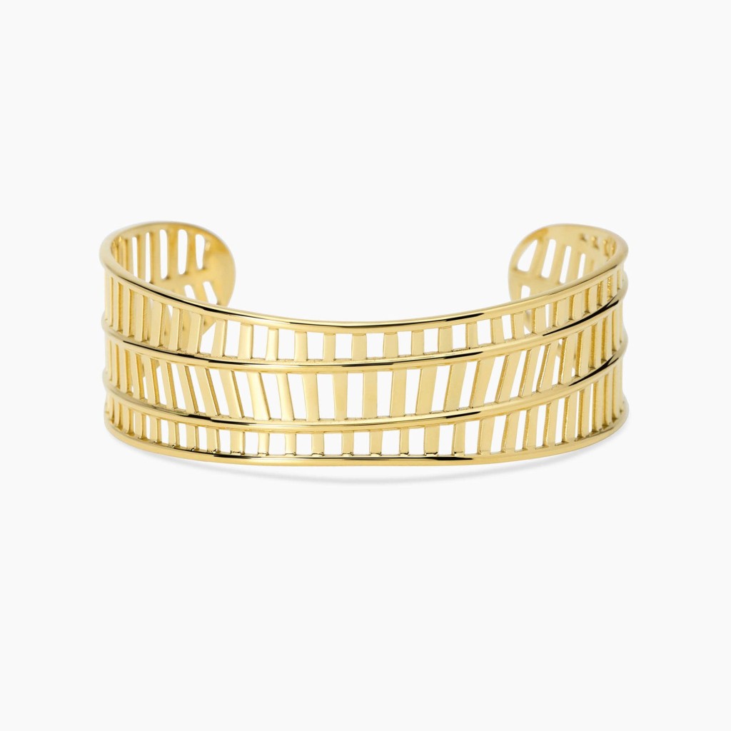 Bracciale cuff in dorato STYLE 74 - KIDULT