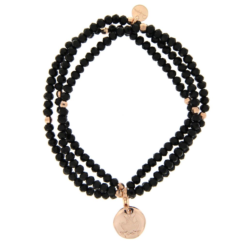 Braccialre Rue Des Mille Con Pietre Nere - RUE DES MILLE