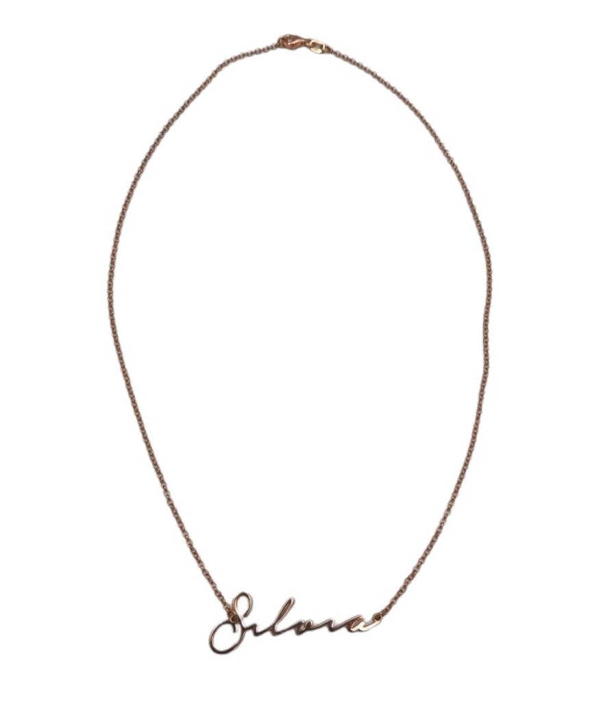 Collana Personalizzabile Con Nome - LORENZO SEGONI SILVER