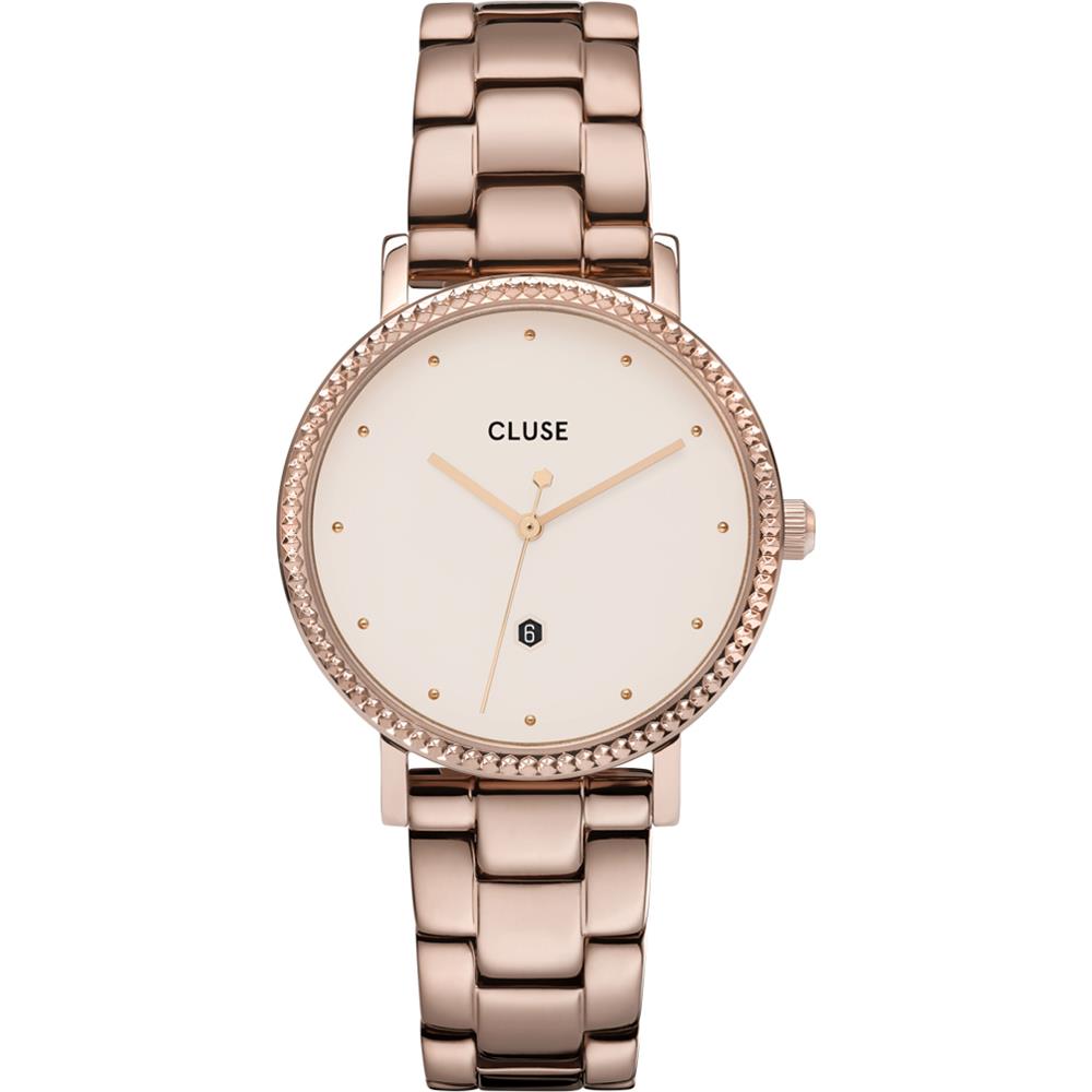Orologio Cluse Le Couronnement 3-Link Rose Gold Winter white/Rose Gold - CLUSE