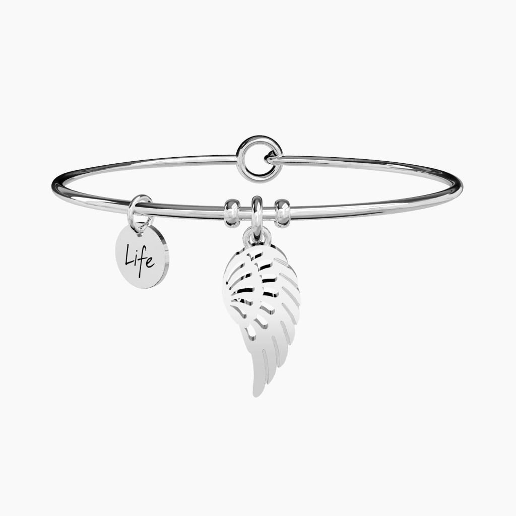 Bangle con ciondolo ala - KIDULT