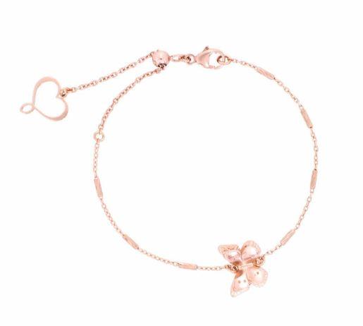 Bracciale Maman Et Sophie Farfalla Oro Rosa - MAMAN ET SOPHIE