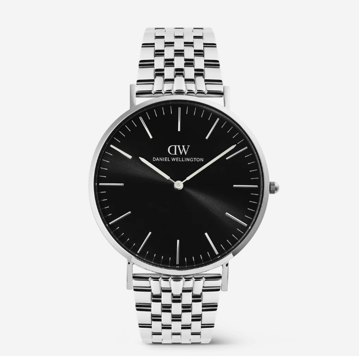 Classic 7-Link Black Silver - DANIEL WELLINGTON