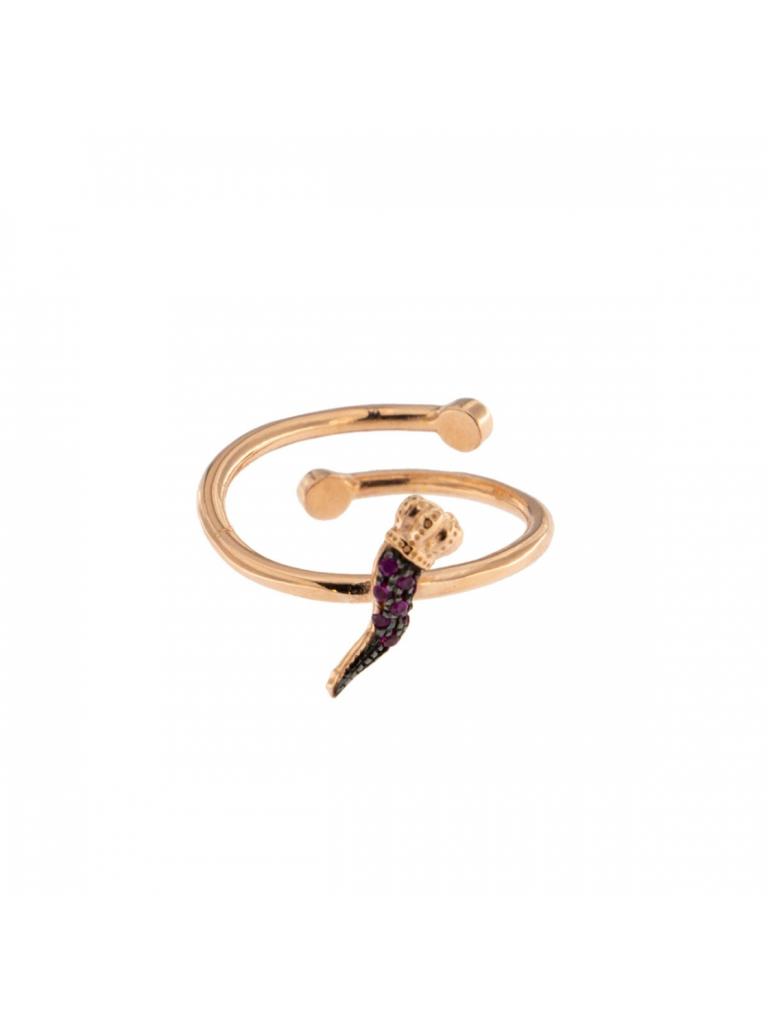 Anello Rue Des Mille Con Corno - RUE DES MILLE