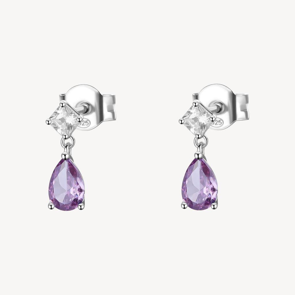 Orecchini Con Pendente Magic Purple  - BROSWAY