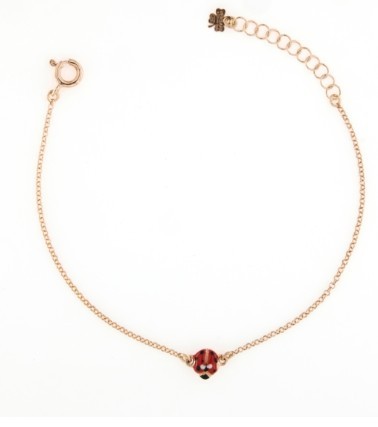 Bracciale Mini Coccinella Smaltata - VERSARI ACCESSORIES