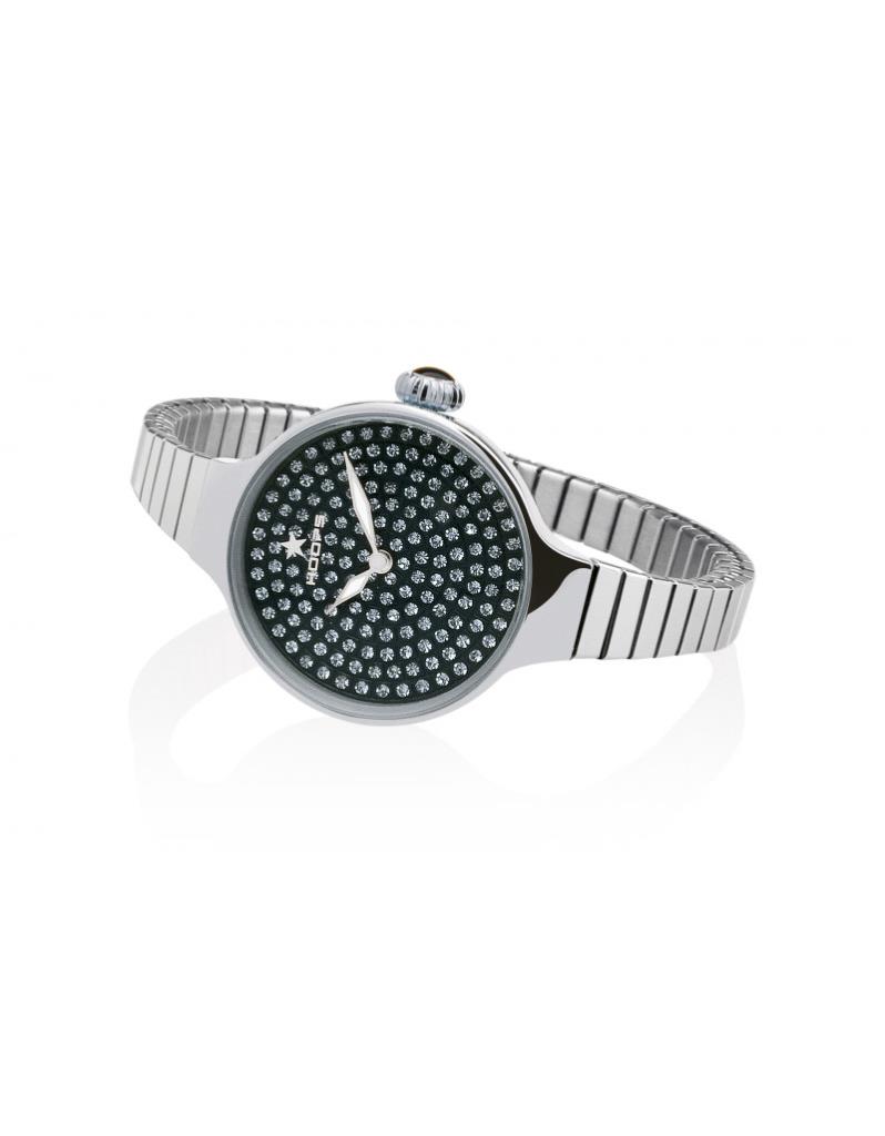 Orologio Hoops Cherie Elastic Silver/Nero - HOOPS