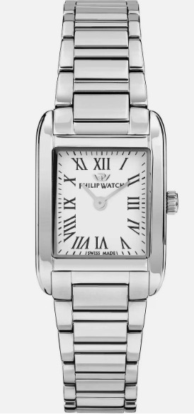 Orologio Philip Watch Museum R8253225505 Donna Acciaio Rettangolare Numeri romani - PHILIP WATCH
