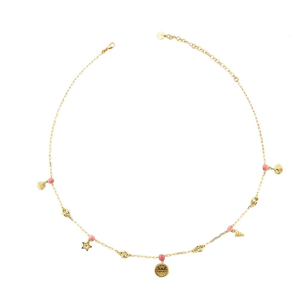 Collana Rue Des Mille Conchiglie Rosa - RUE DES MILLE