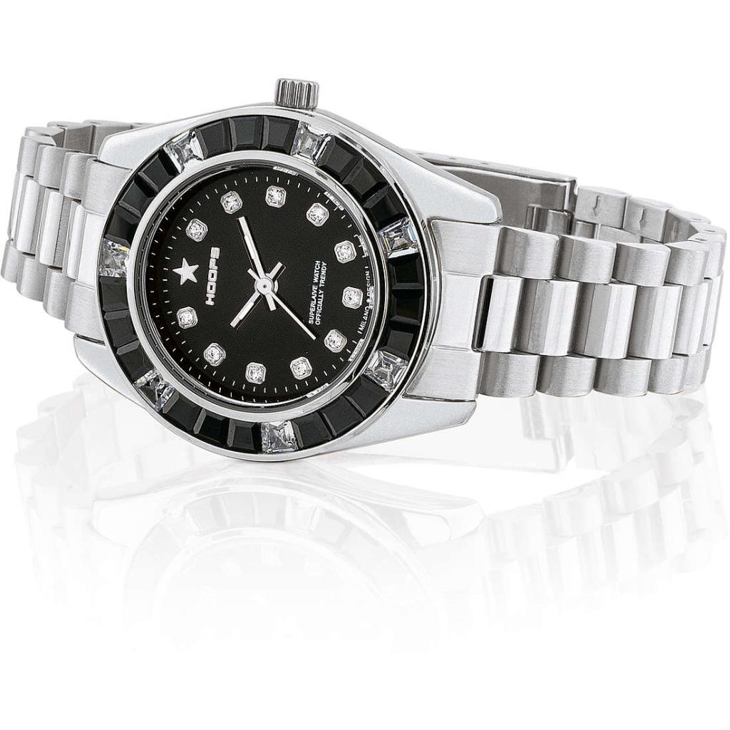 Orologio Hoops Monte Carlo Silver Black - HOOPS