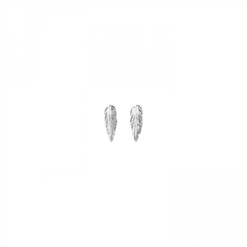 Orecchini Con Pendente Piuma - UNO DE 50