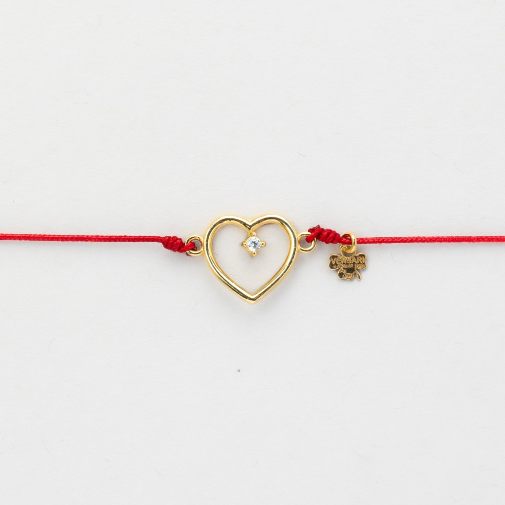 Bracciale Cordino Cuore Filo - VERSARI ACCESSORIES