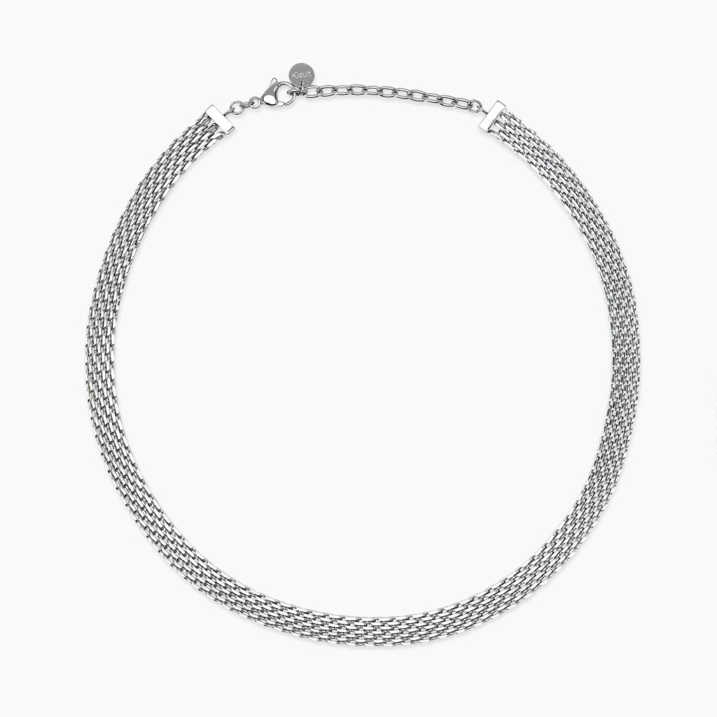 Girocollo regolabile con catena mesh - KIDULT