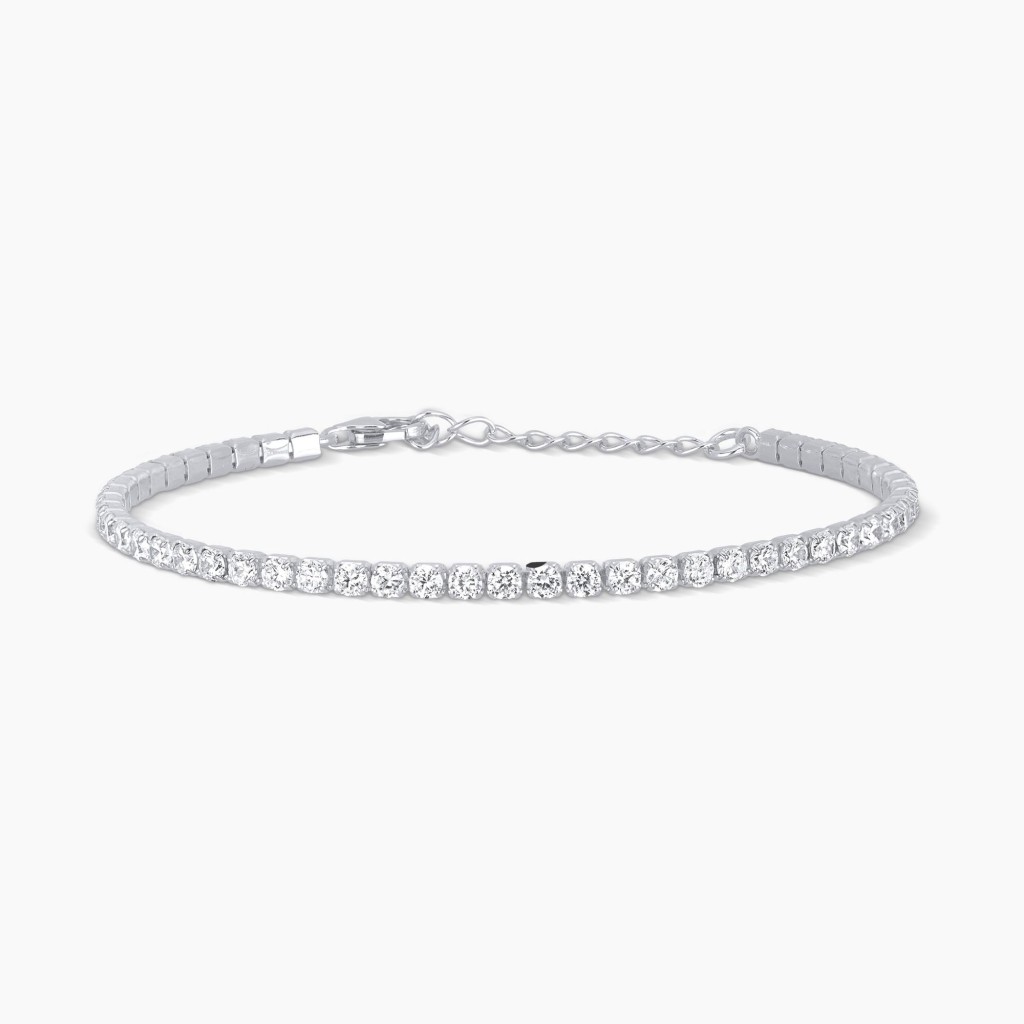Bracciale tennis regolabile con zirconi MINI TENNIS - MABINA