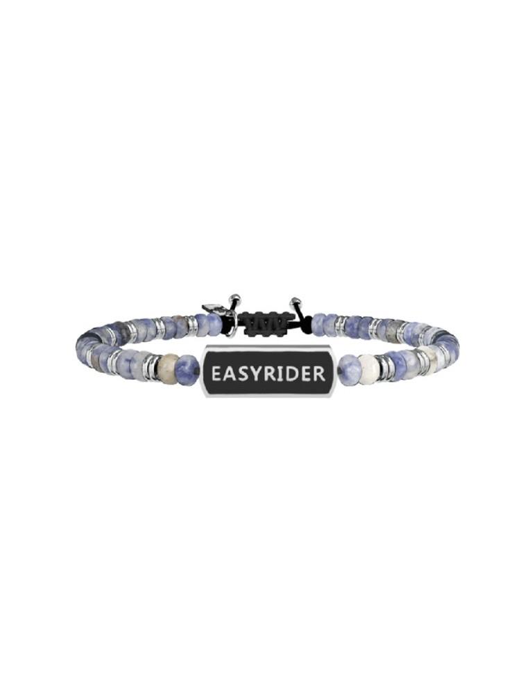 BRACCIALE SODALITE E ACCIAIO 316L - KIDULT