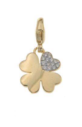 Pendente Rue Des Mille Quadrifoglio Zirconi - RUE DES MILLE