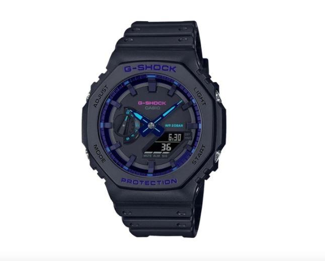 Orologio Multifunzione Uomo Casio G-Shock Black Purple - CASIO
