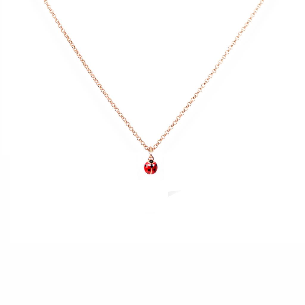 Collana Versari Accessories con ciondolo mini coccinella pendente - VERSARI ACCESSORIES