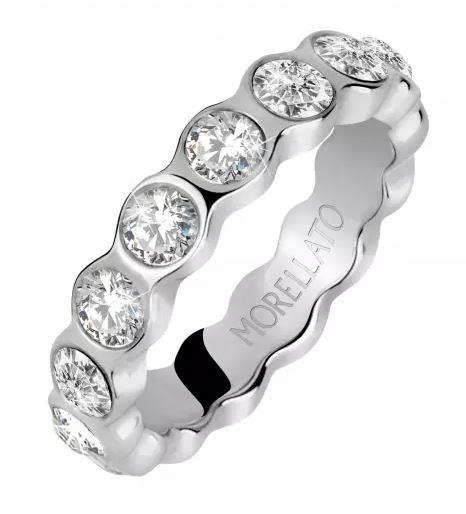 CERCHI AN. SS WHITE BIG CRYSTAL SIZE 18 - MORELLATO