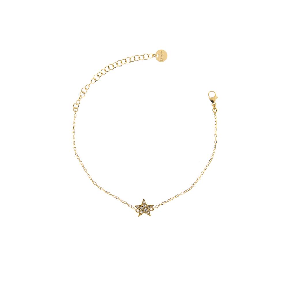Bracciale Rue Des Mille Catena e Stella Zirconi  - RUE DES MILLE