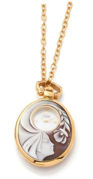 Collana Cameo Italiano Con Pendente Orologio - CAMEO ITALIANO