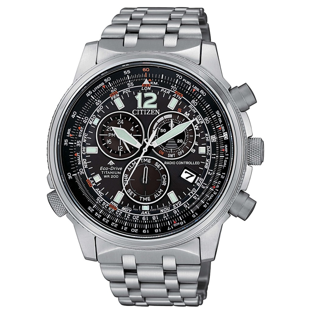 Collezione Radiocontrollato Crono Pilot Super Titanio - CITIZEN